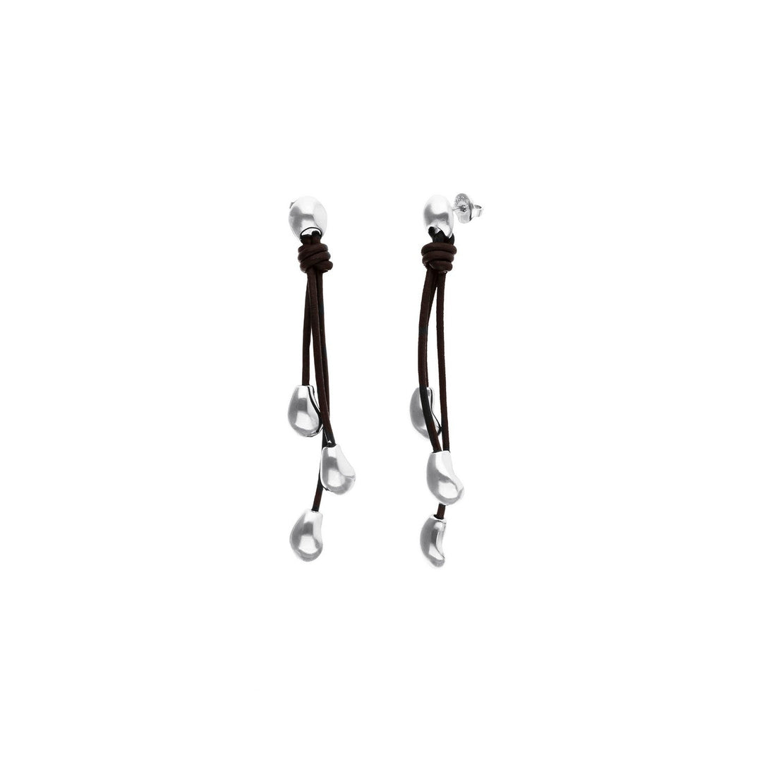 UNOde50 Radix Silver Plated Earrings PEN1097MARMTL