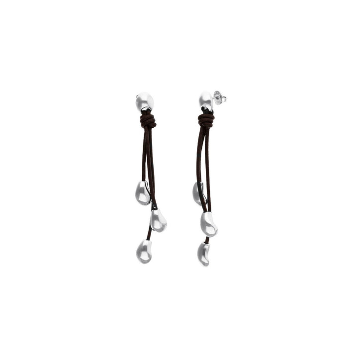 UNOde50 Radix Silver Plated Earrings PEN1097MARMTL