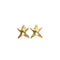UNOde50 Star 18k Gold Plated Earrings PEN1098ORO000
