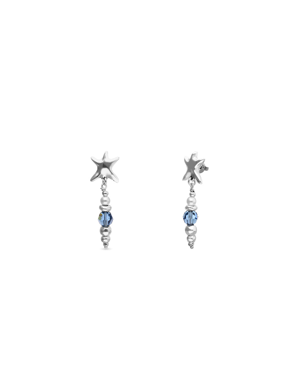 UNOde50 Starblue Silver Plated Earrings PEN1104AZUMTL