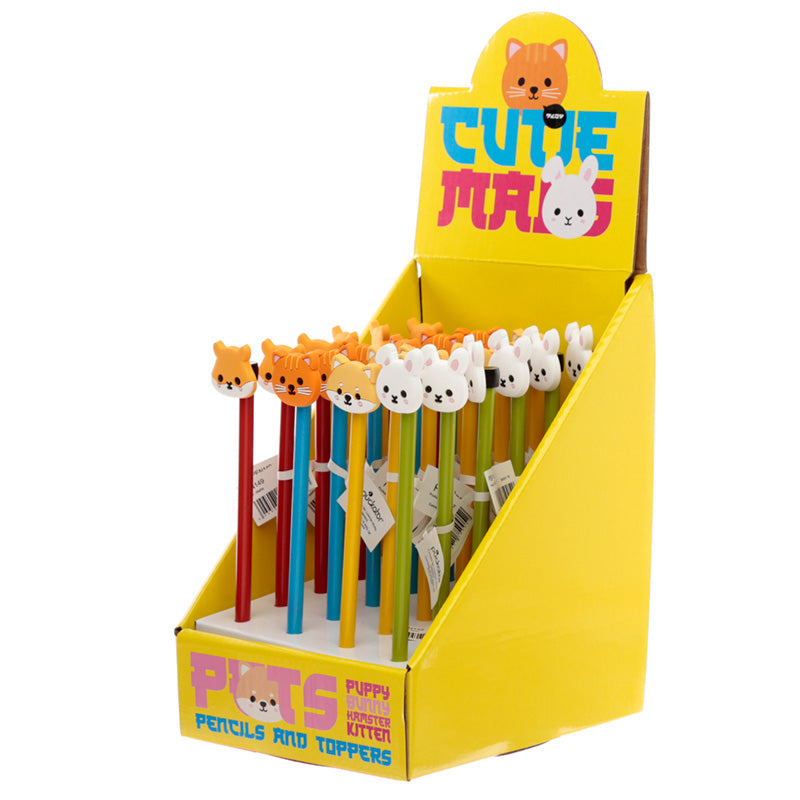 Adoramals Animal Pencil with PVC Topper PEN149
