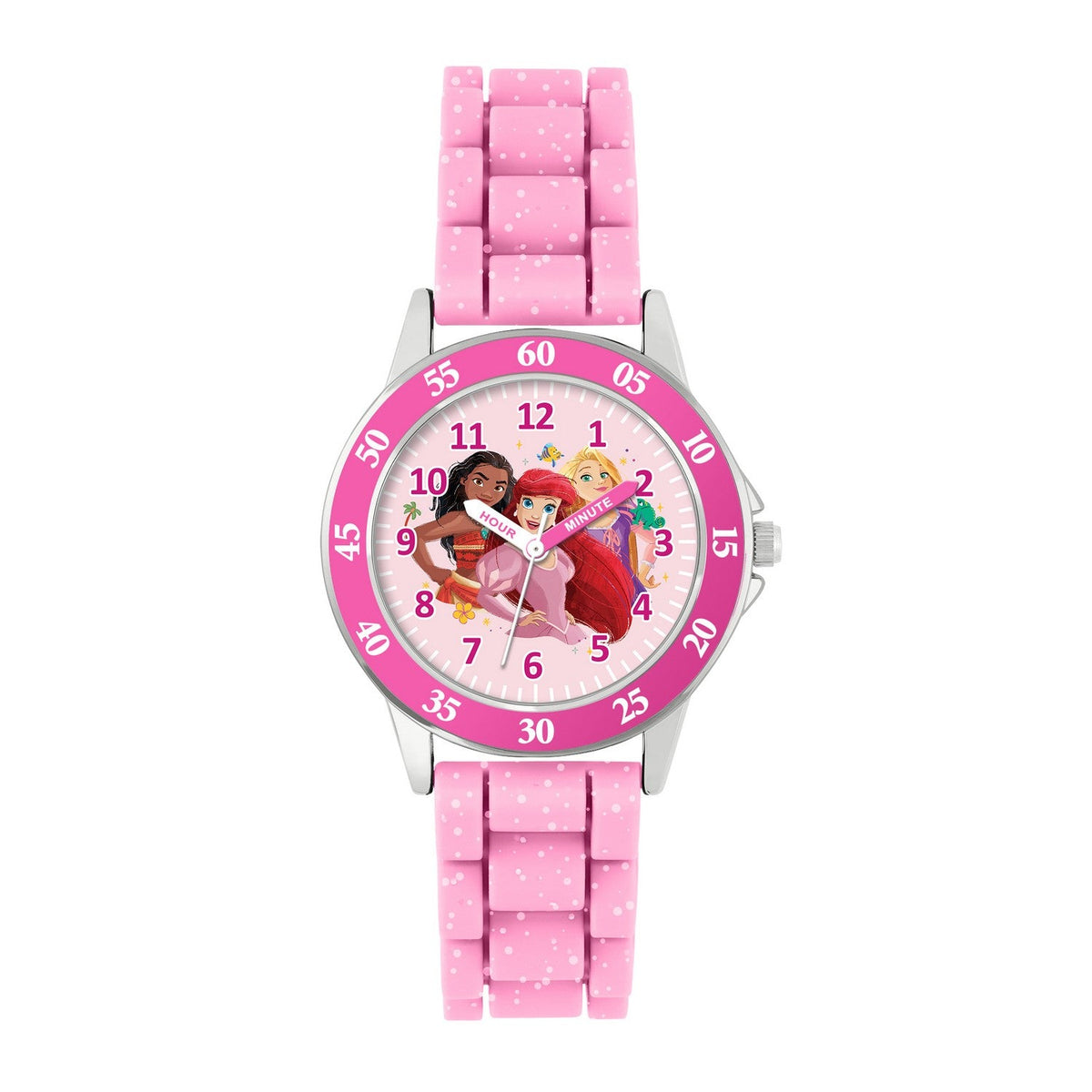 Disney Princess Pink Time Teacher Analogue Watch PN4660ARG