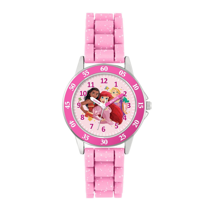 Disney Princess Pink Time Teacher Analogue Watch PN4660ARG