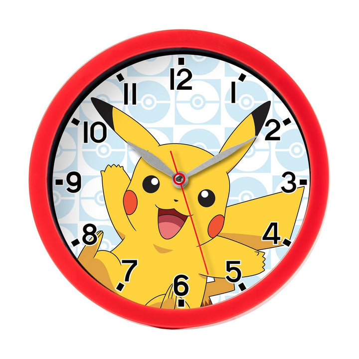 Kids Film And Cartoon Pokemon Pokémon Pikachu Wall Clock Orange POK3159
