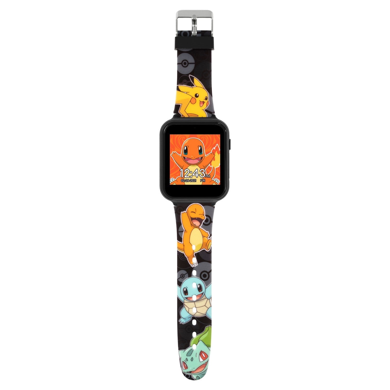 Kids Film Cartoon Pokemon Pokémon Printed Strap Interactive Yellow Watch POK4231ARG