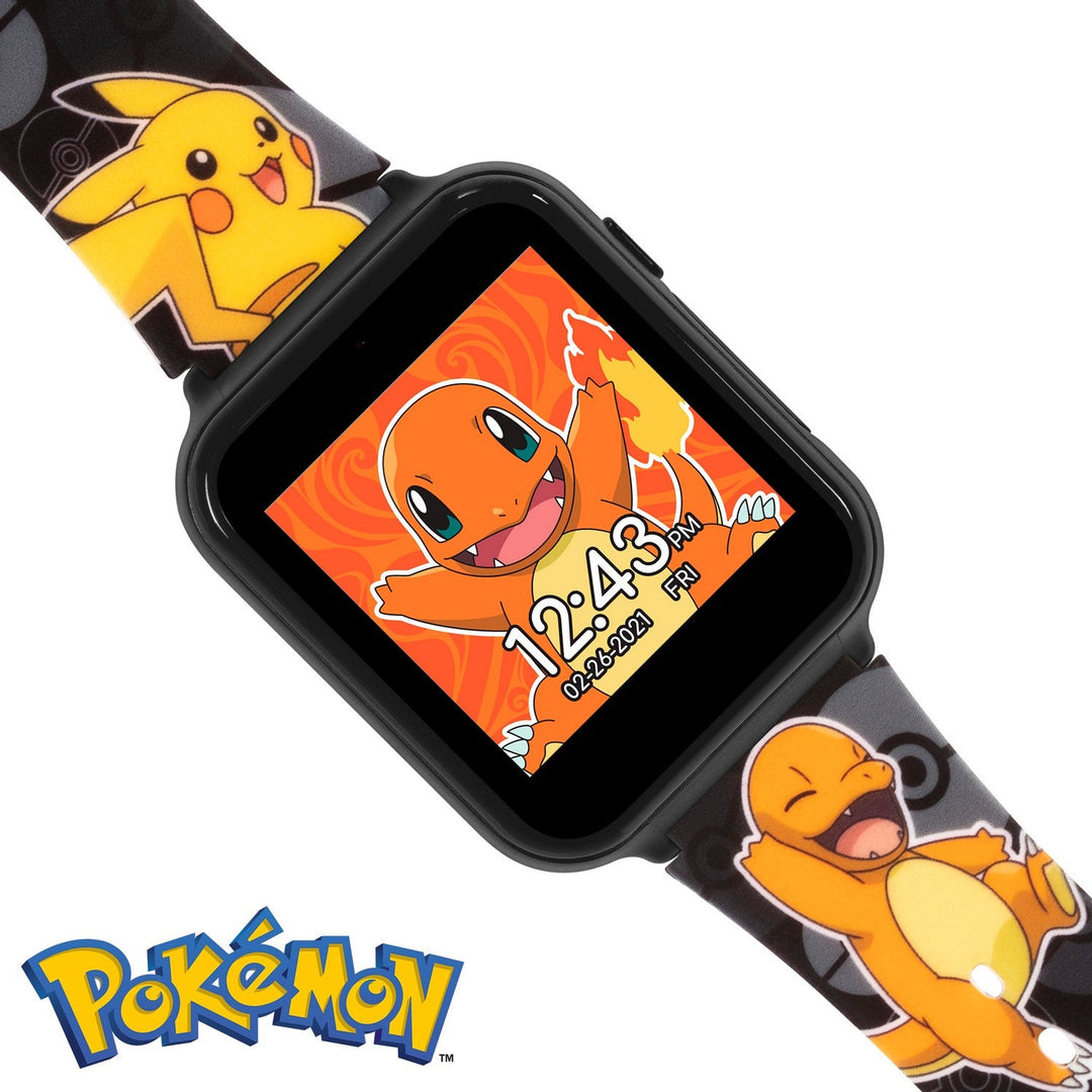 Kids Film And Cartoon Pokemon Pokémon Printed Strap Interactive Yellow Watch POK4231ARG