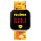 Kids Film And Cartoon Pokemon Led Orange Watch POK4435