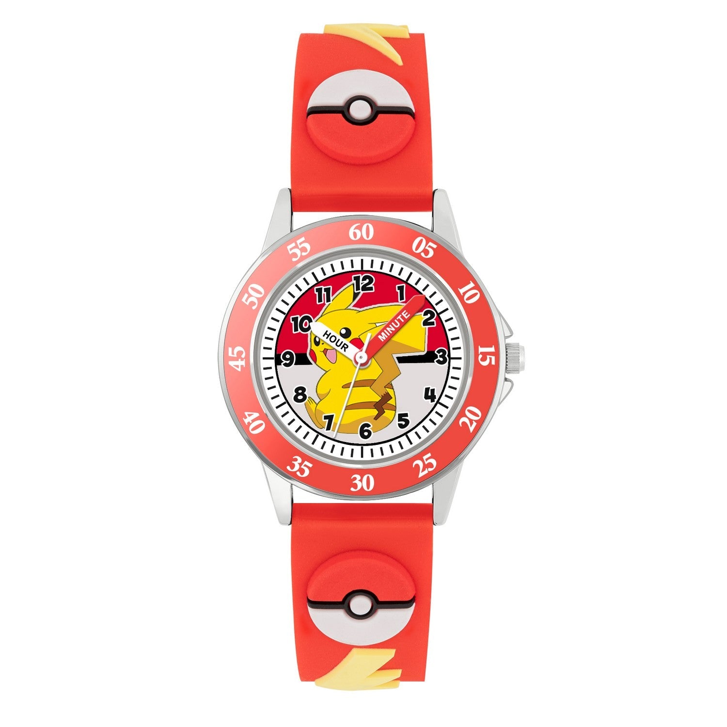 Kids Film And Cartoon Pokemon Pikachu Time Teacher Red Watch POK9074
