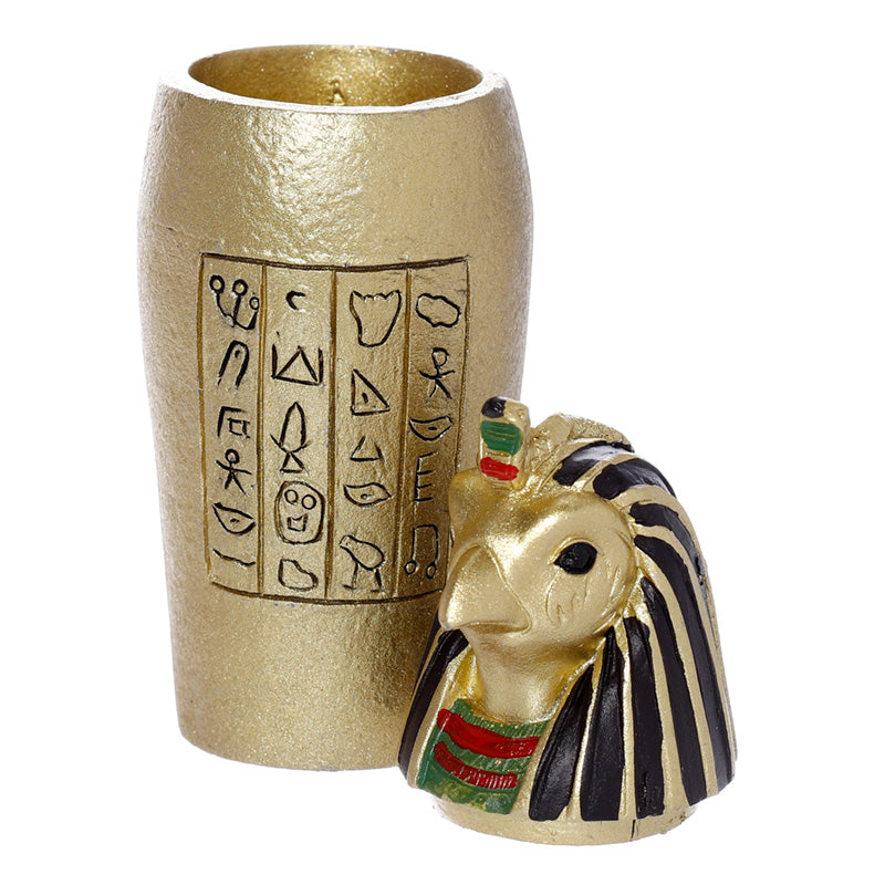 Gold Egyptian Canopic Jar POT01