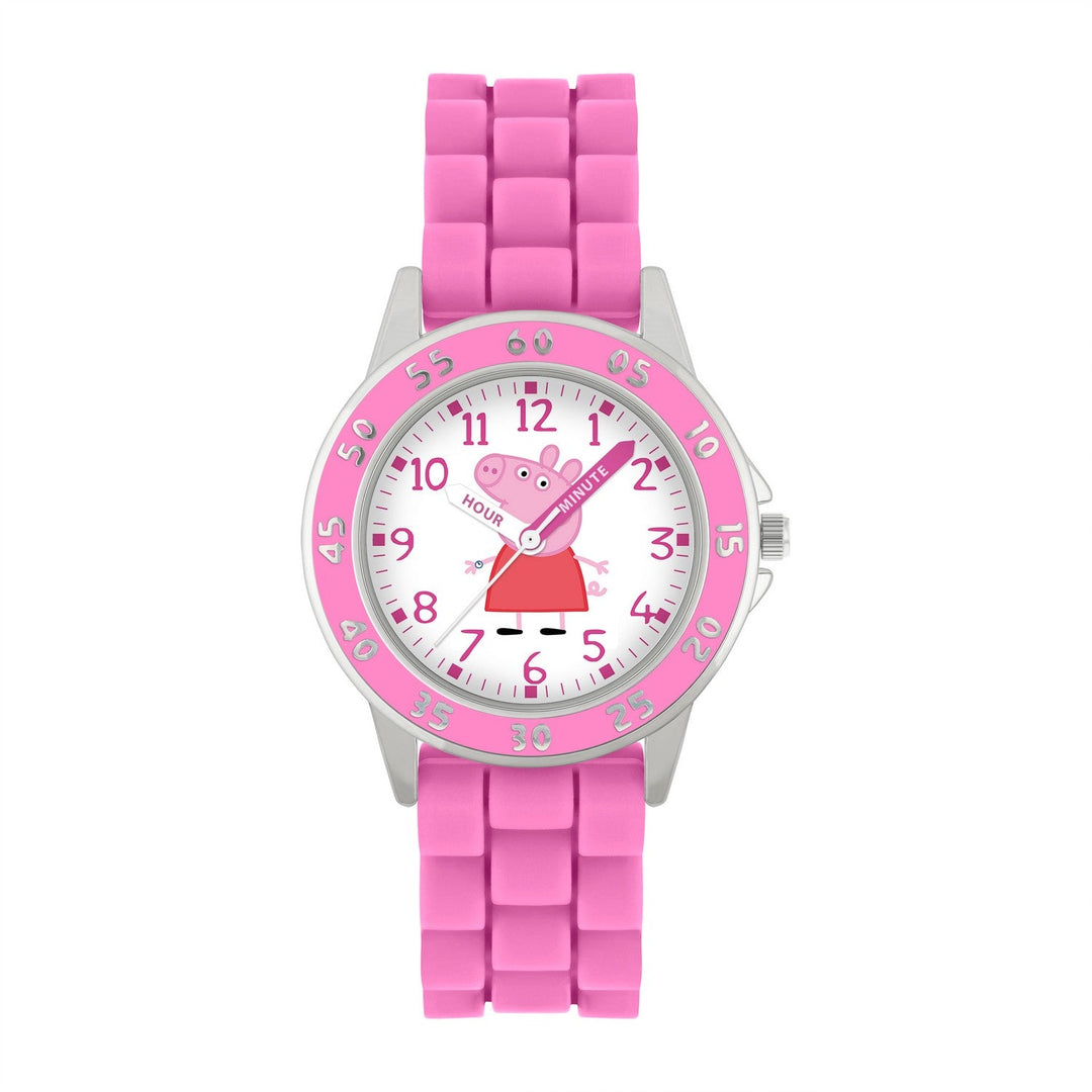 Pre School Peppa Pig Time Teacher Pink Watch PPG9000