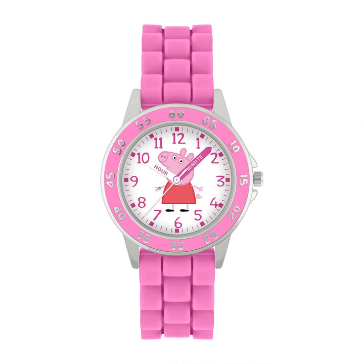 Pre School Peppa Pig Time Teacher Pink Watch PPG9000