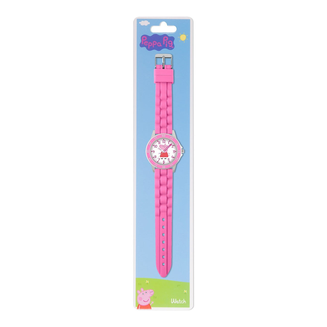 Pre School Peppa Pig Time Teacher Pink Watch PPG9000