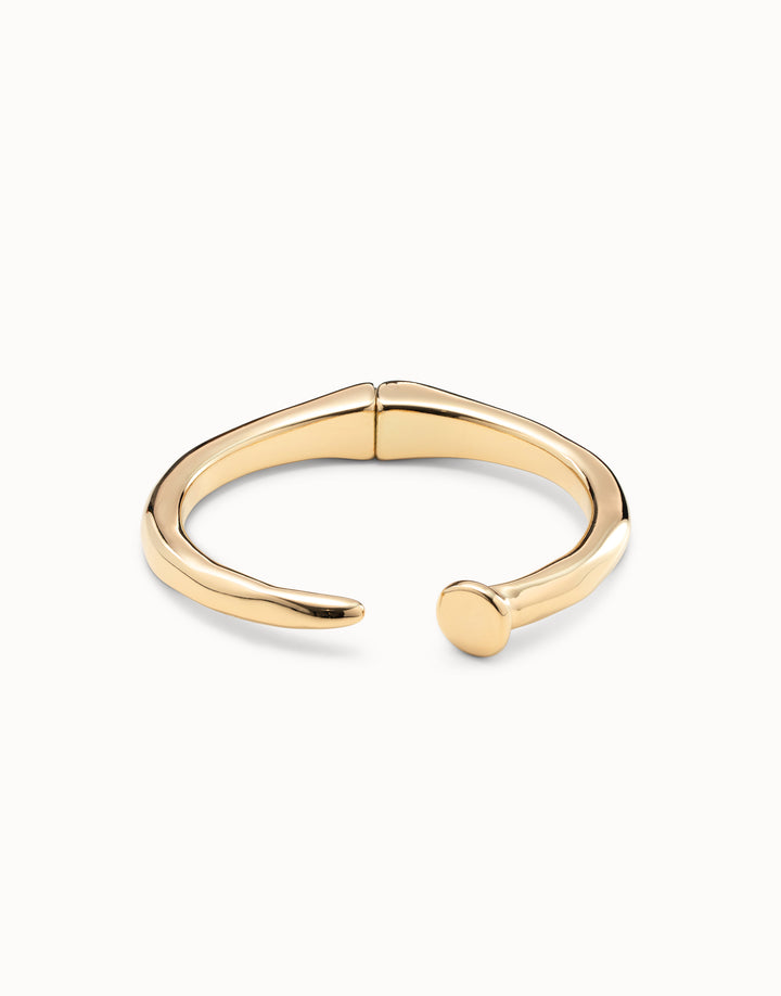 18k Gold Plated San Valentin Gold Bangle Bracelet PUL1821ORO0000