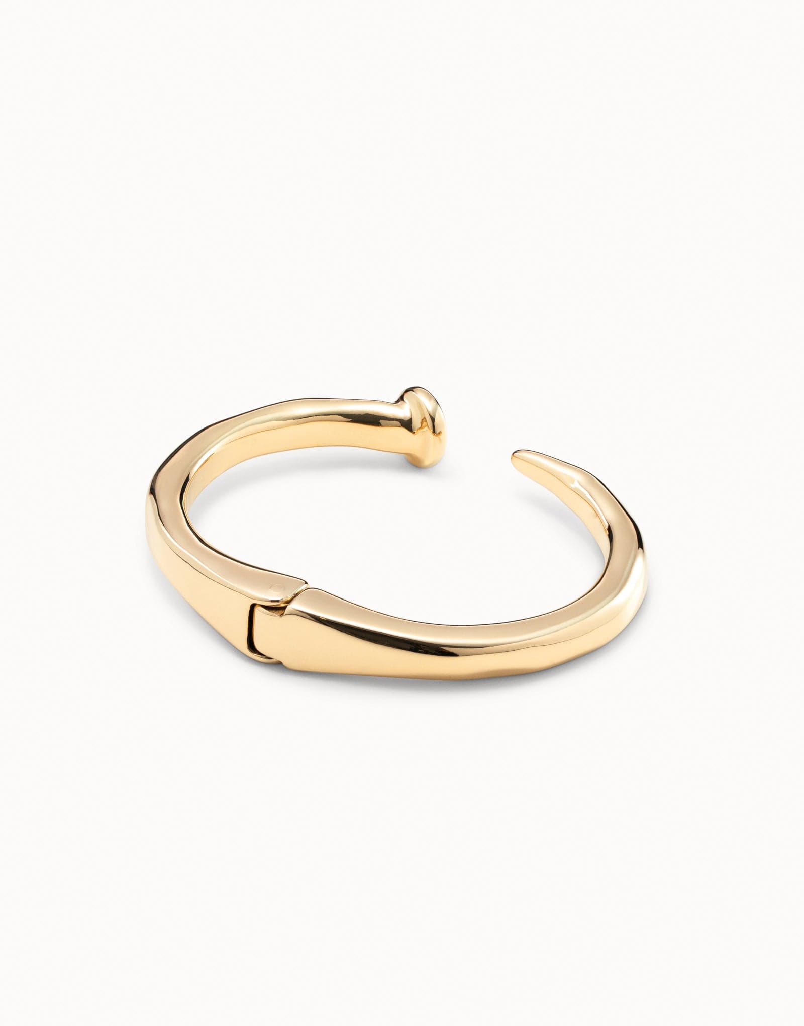 18k Gold Plated San Valentin Gold Bangle Bracelet PUL1821ORO0000