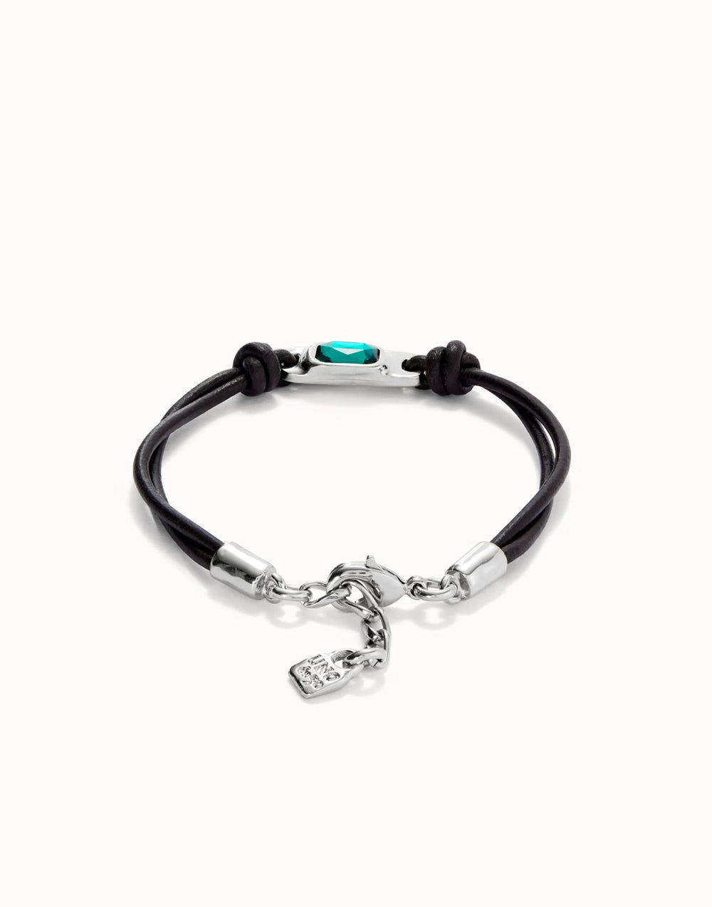 Sterling Silver Plated Ser Magnetica Green Bracelet PUL2480VRDMTL0
