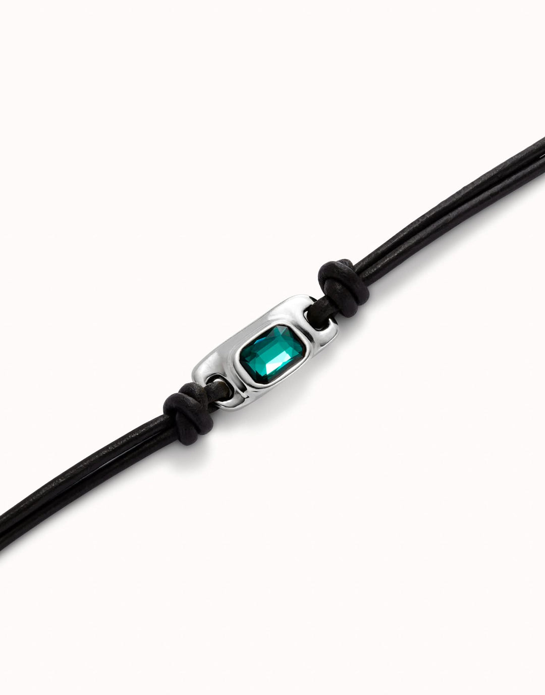 Sterling Silver Plated Ser Magnetica Green Bracelet PUL2480VRDMTL0