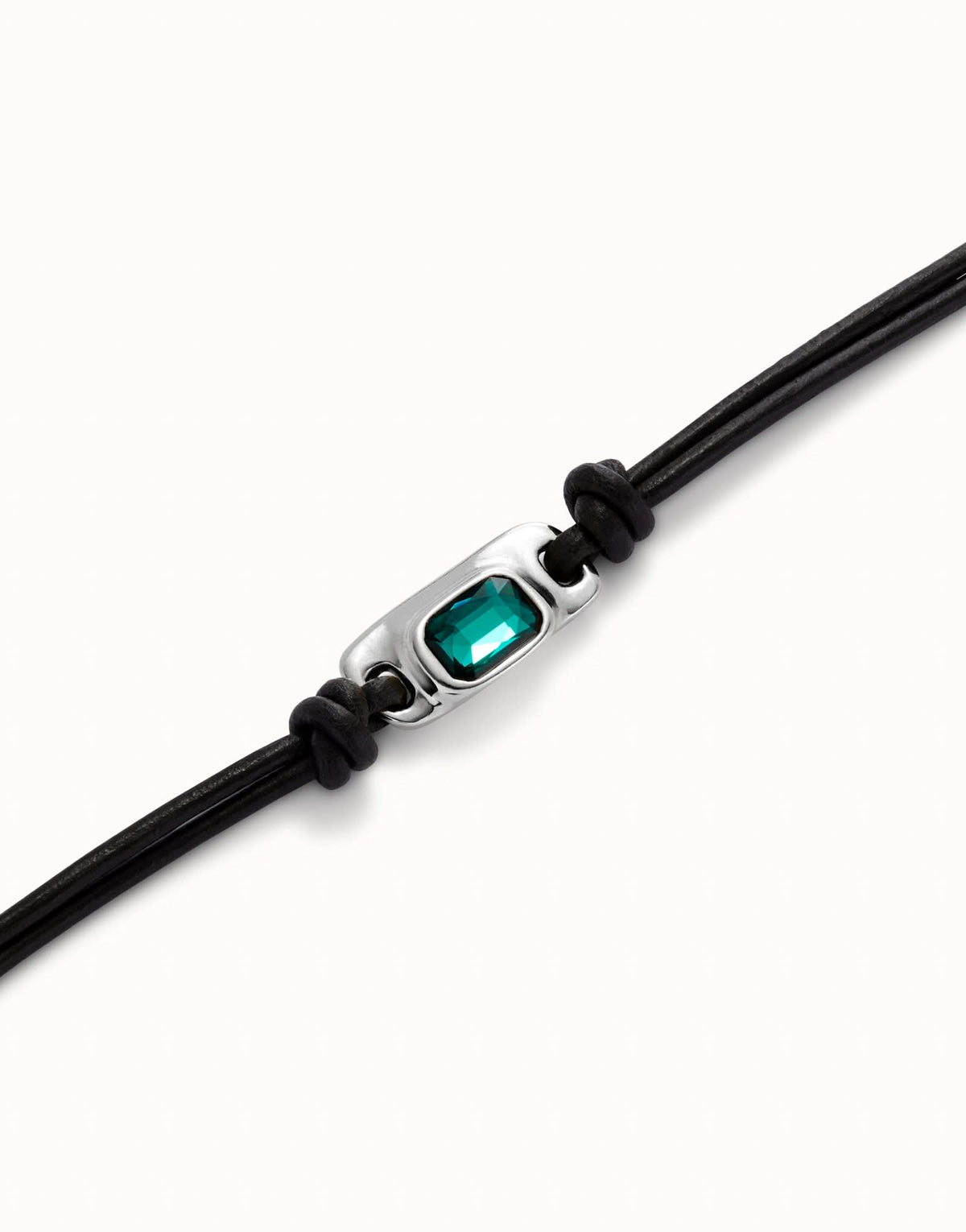 Sterling Silver Plated Ser Magnetica Green Bracelet PUL2480VRDMTL0