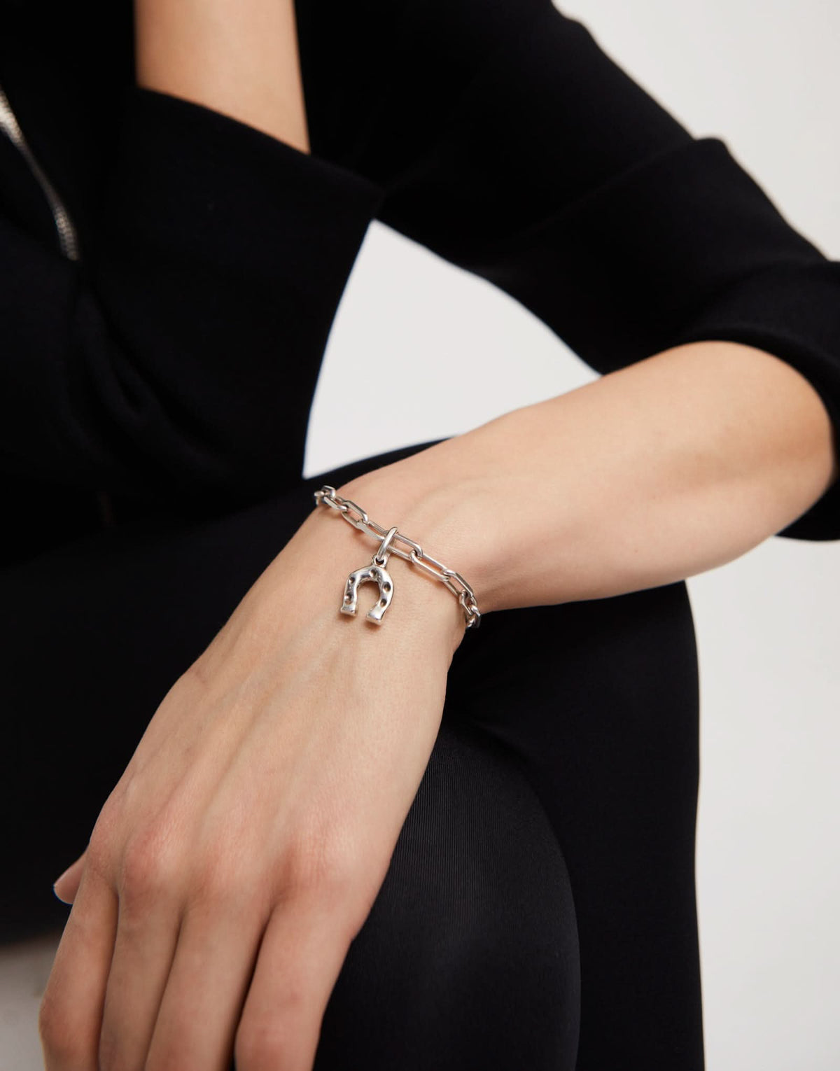 Sterling Silver Plated Hazte Silver Bracelet PUL2503MTL0000