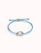 Sterling Silver Plated Ser Diferente Blue Bracelet PUL2505AZUMTL0M