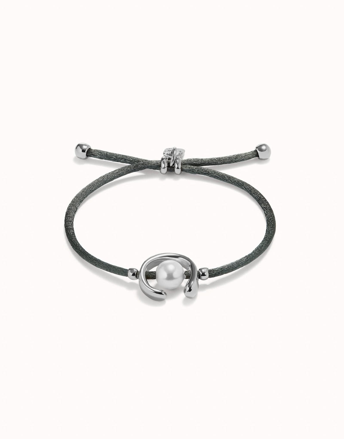 Sterling Silver Plated Ser Diferente Grey Bracelet PUL2505GRSMTL0M