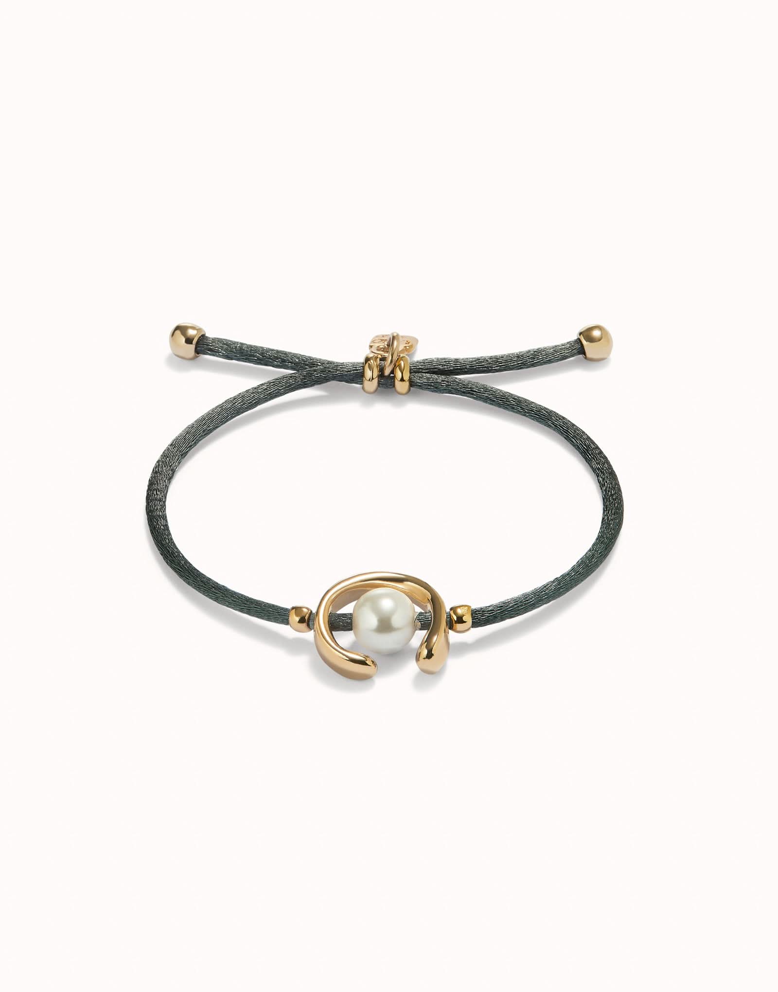 18k Gold Plated Ser Diferente Grey Bracelet PUL2505GRSORO0M