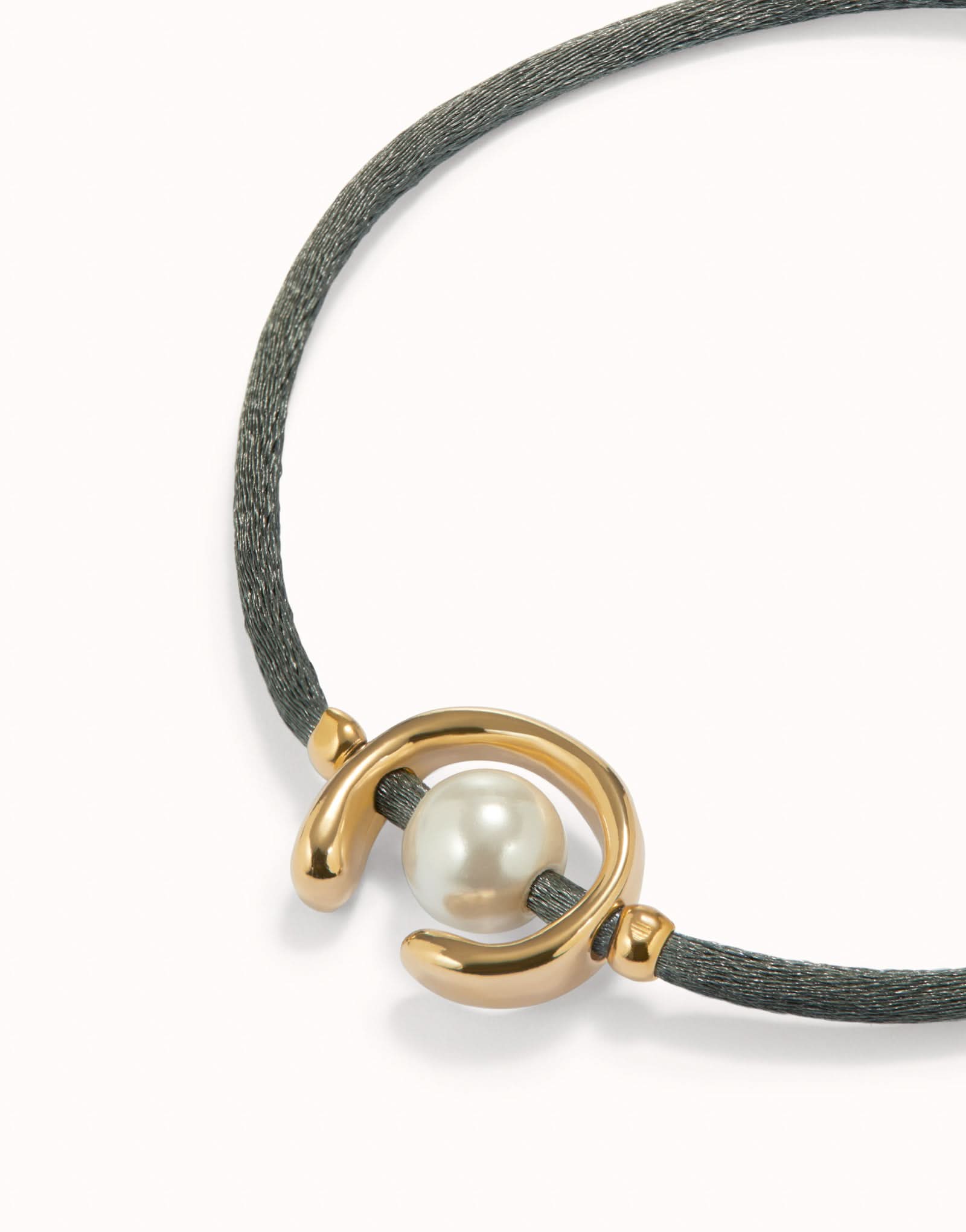 18k Gold Plated Ser Diferente Grey Bracelet PUL2505GRSORO0M