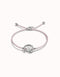 Sterling Silver Plated Ser Diferente Lilac Bracelet PUL2505LILMTL0M
