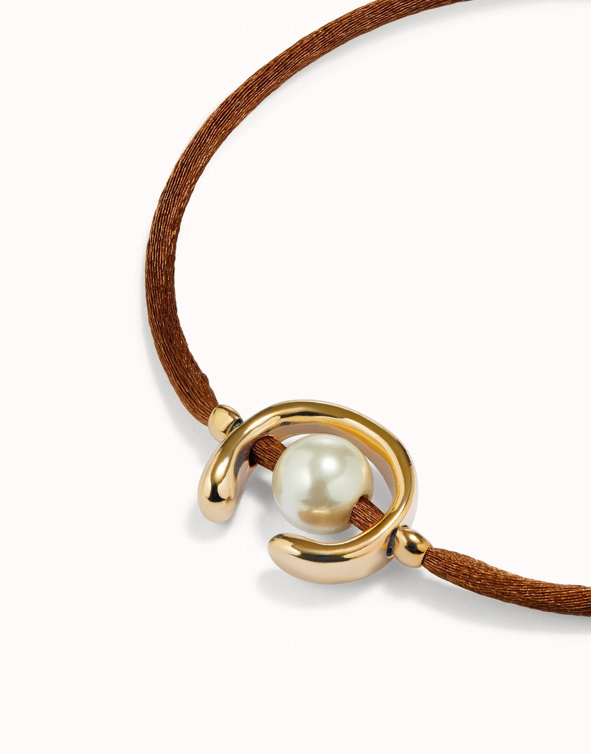 18k Gold Plated Ser Diferente Brown Bracelet PUL2505CAMORO0M