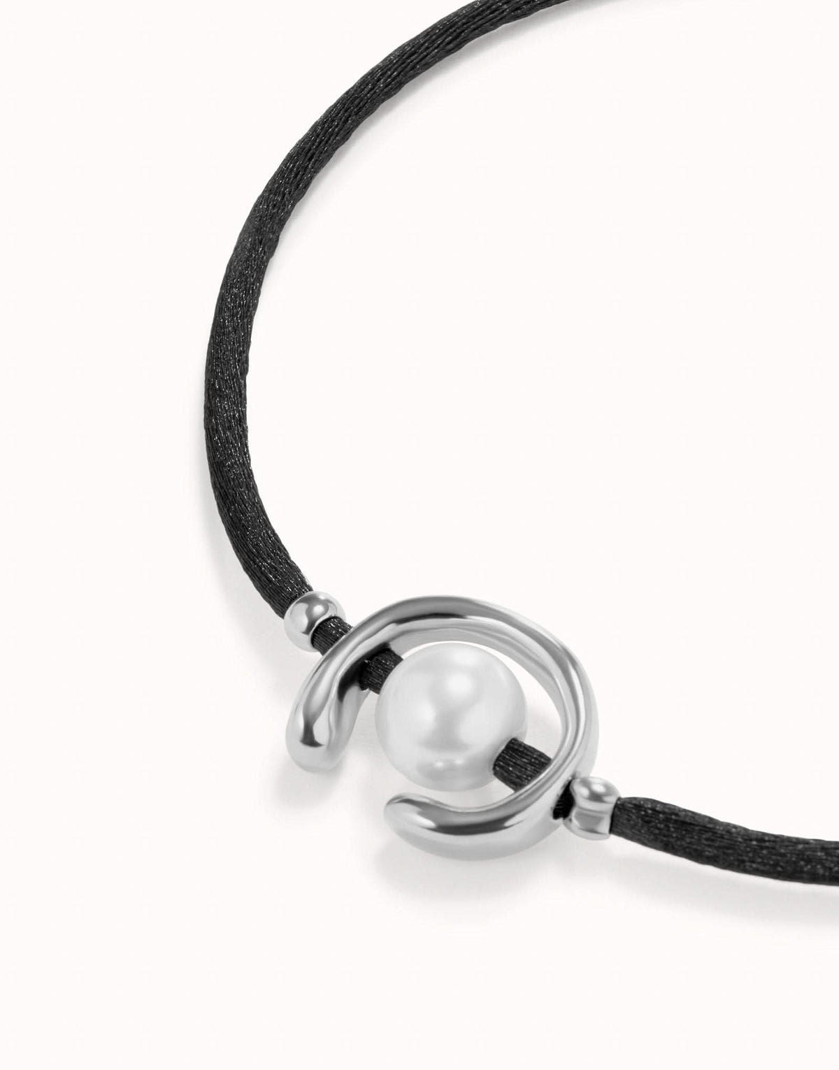 Sterling Silver Plated Ser Diferente Black Bracelet PUL2505NGRMTL0M