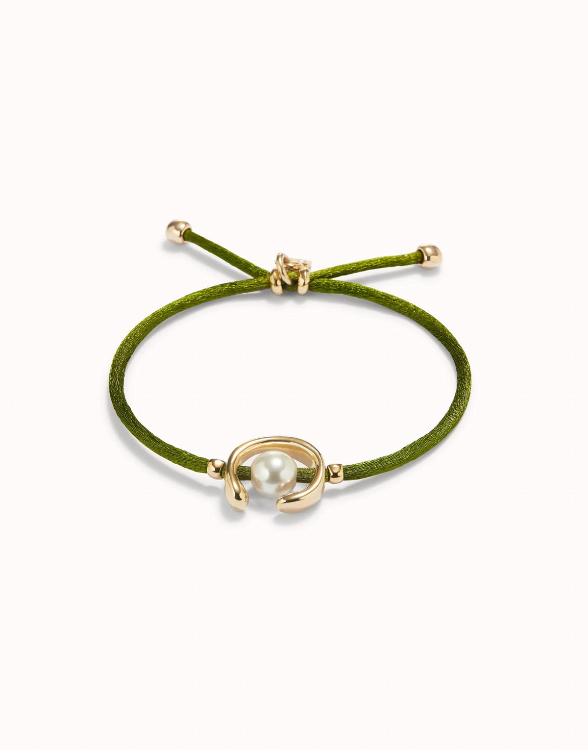 18k Gold Plated Ser Diferente Dark Green Bracelet PUL2505VDOORO0M