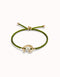 18k Gold Plated Ser Diferente Dark Green Bracelet PUL2505VDOORO0M