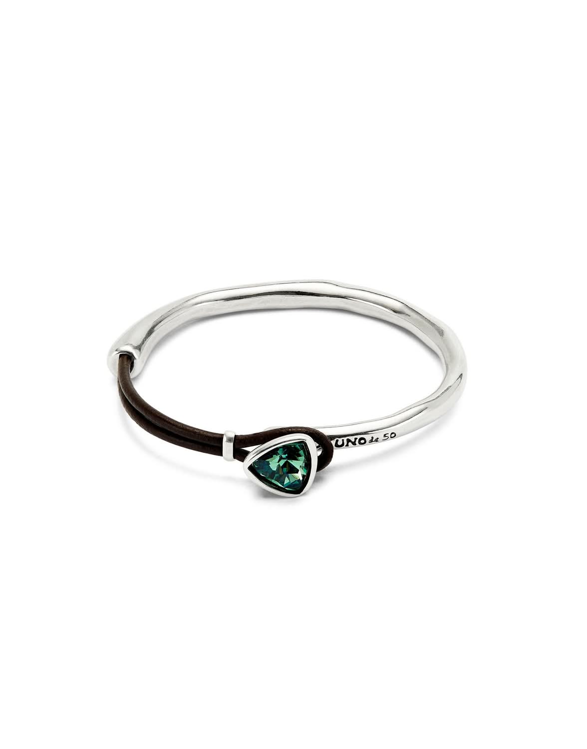 Sterling Silver Plated Ser Camaleonica Green Bracelet PUL2509VRDMTL0