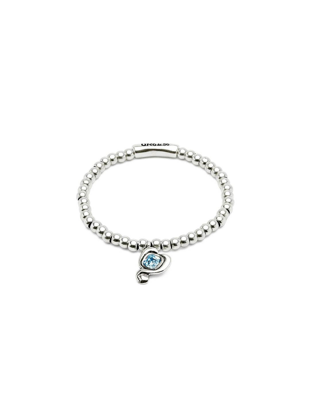 Sterling Silver Plated Ser Expresiva Blue Bracelet PUL2514AZCMTL0