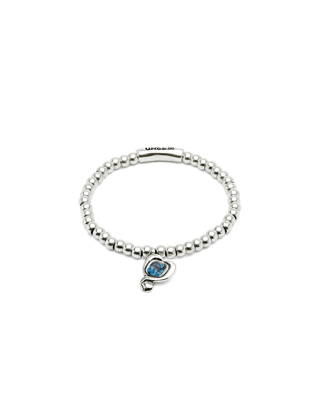 Sterling Silver Plated Ser Expresiva Blue Bracelet PUL2514AZOMTL0