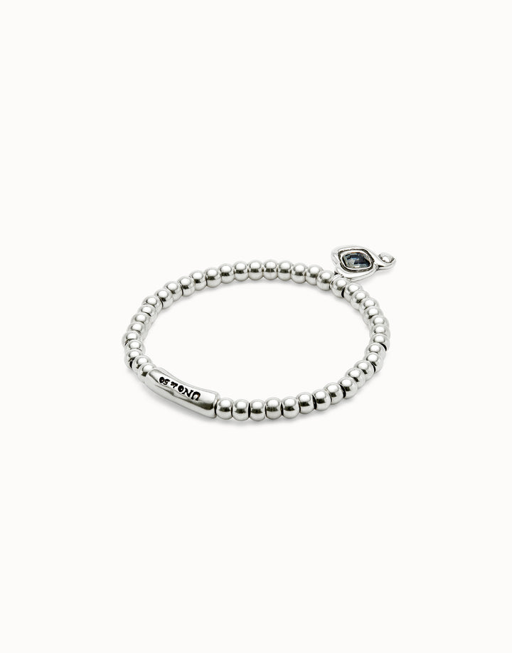 Sterling Silver Plated Ser Expresiva Black Bracelet PUL2514NGRMTL0