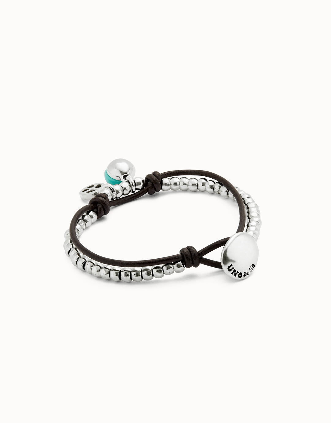 Sterling Silver Plated Ser Fascinante Turquoise Bracelet PUL2530TURMTL0