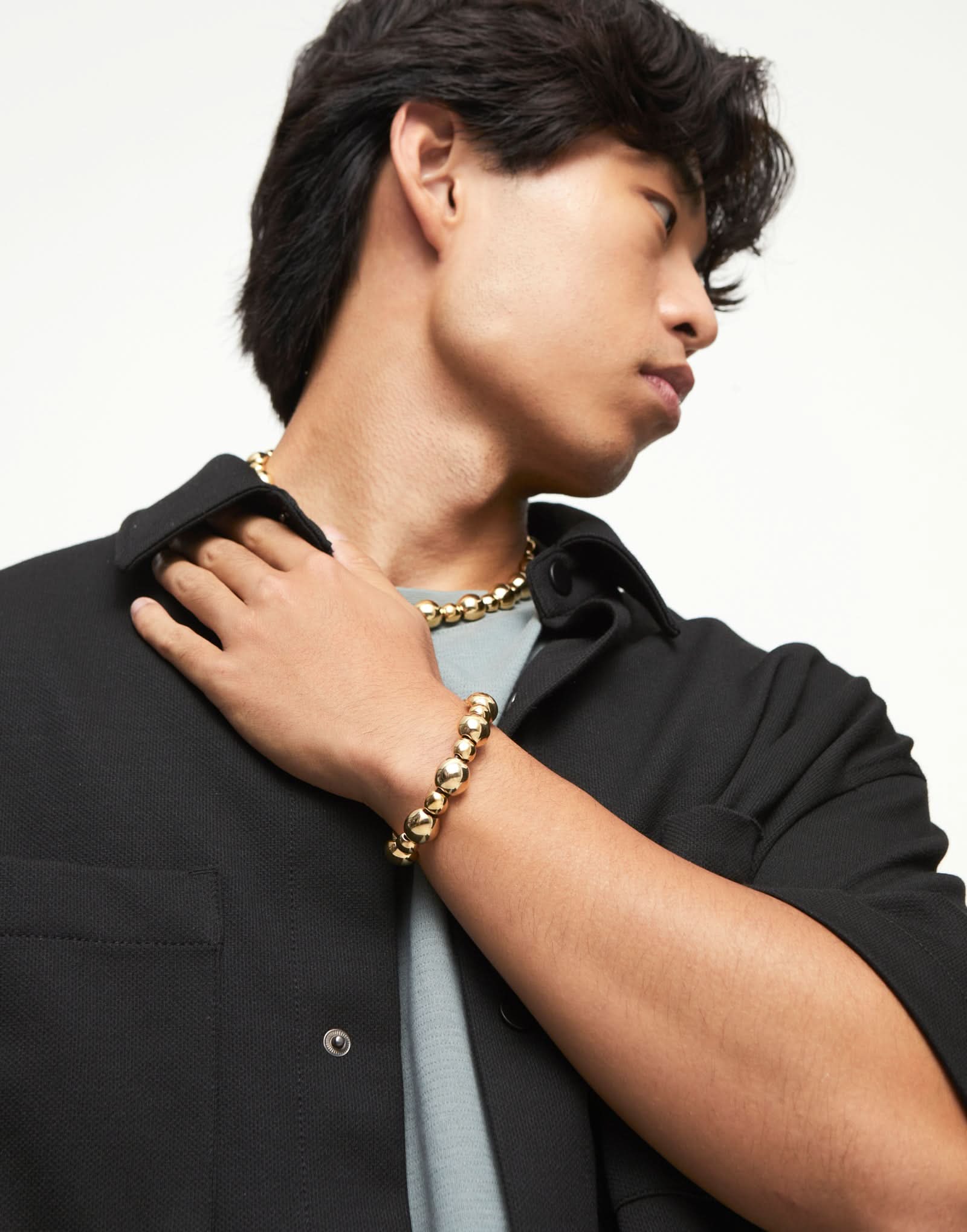 18k Gold Plated Ser Intrepida Gold Bracelet PUL2532ORO0000