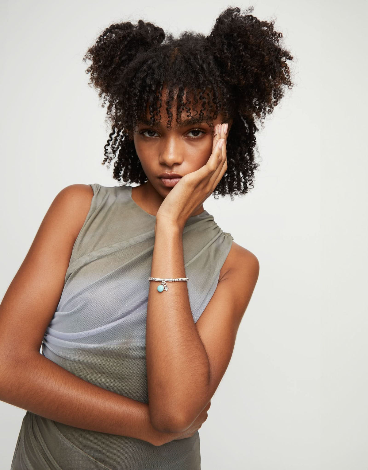 Distinctive Sterling Silver Plated Ser Fascinante Turquoise Bracelet, designed for those who embrace originality in their luxury jewelry collection.