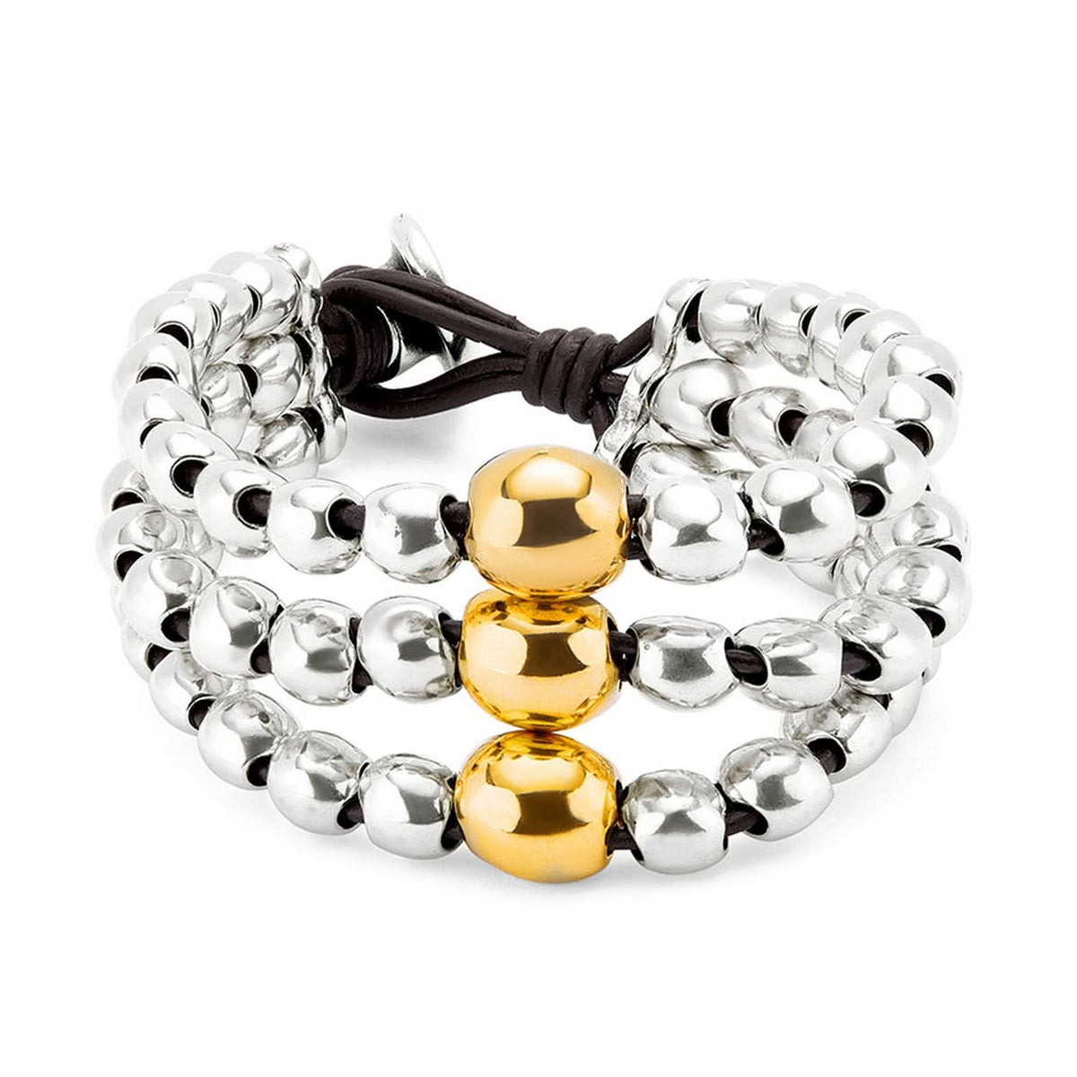 18k Gold Sterling Silver Plated Ser Intrepida Gold Bracelet PUL2550OROMTL0