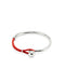Sterling Silver Plated Ser Intrepida Red Bracelet PUL2551CRLMTL0