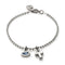 Sterling Silver Plated Ser Unico Blue Bracelet PUL2560AZUMTL0