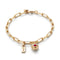 18k Gold Plated Ser Unico Red Bracelet PUL2567ROJORO0
