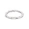 Metal Alloy Sterling Silver Plated Beaded Stretch Bracelet PUL2591MTL000