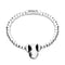 Sterling Silver Alloy Small Shaped Balls And Big Shaped Ball Bracelets PUL2609MTL000