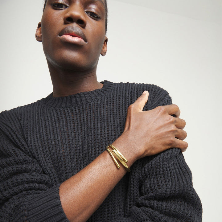 18K Gold Alloy In The Shape Of A Tube Bangles PUL2631ORO000