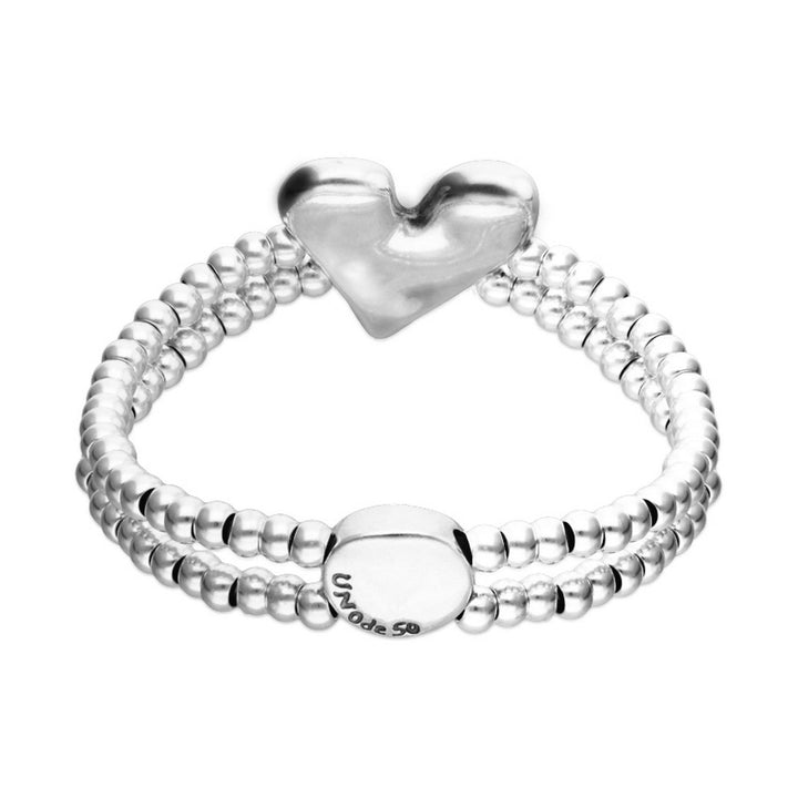 Metal Alloy Plated In Sterling Silver Heart Detail Bracelets PUL2637MTL000