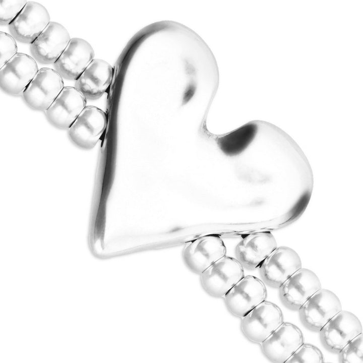 Metal Alloy Plated In Sterling Silver Heart Detail Bracelets PUL2637MTL000