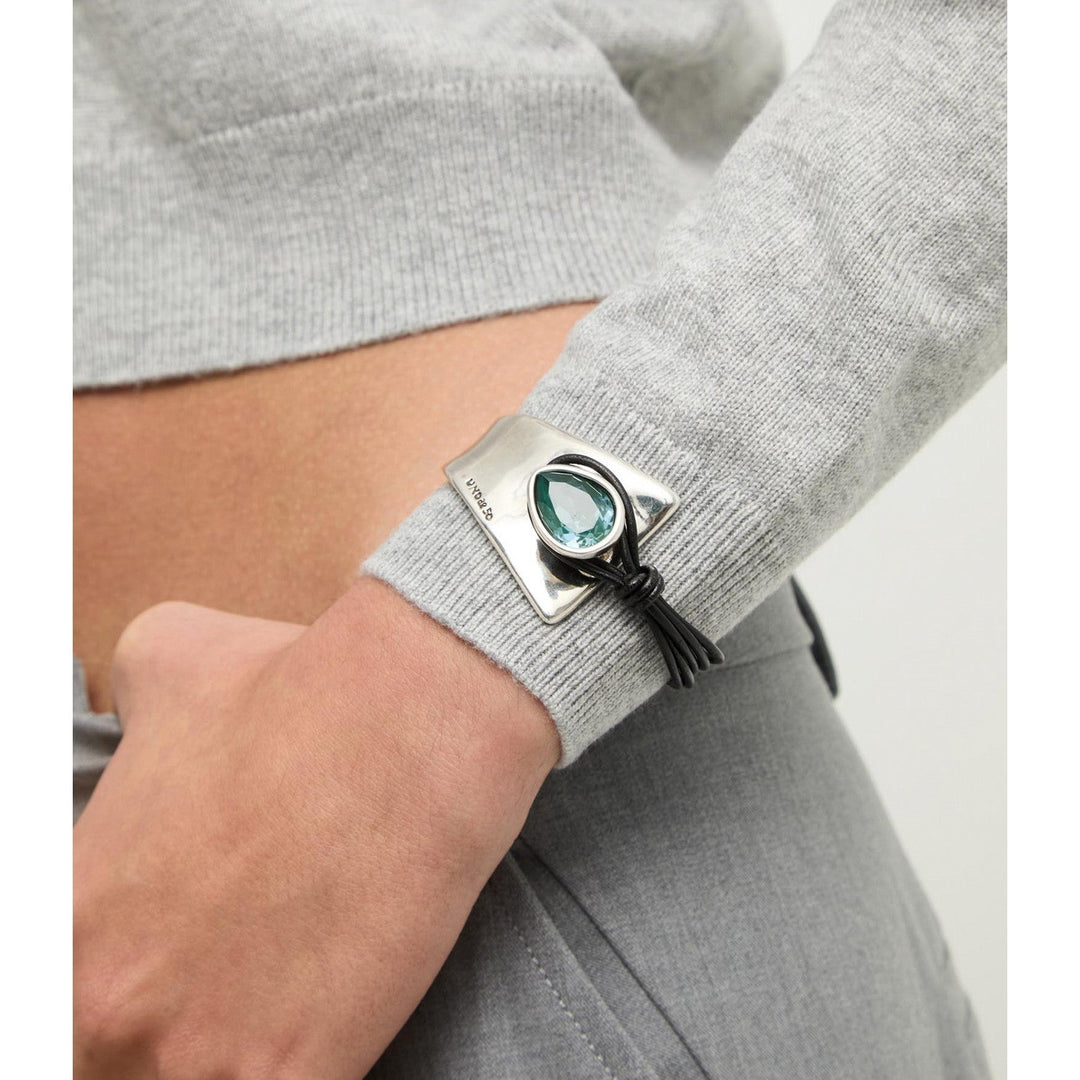 UNOde50 Presagio Silver Plated Bracelet PUL2649VRDMTL