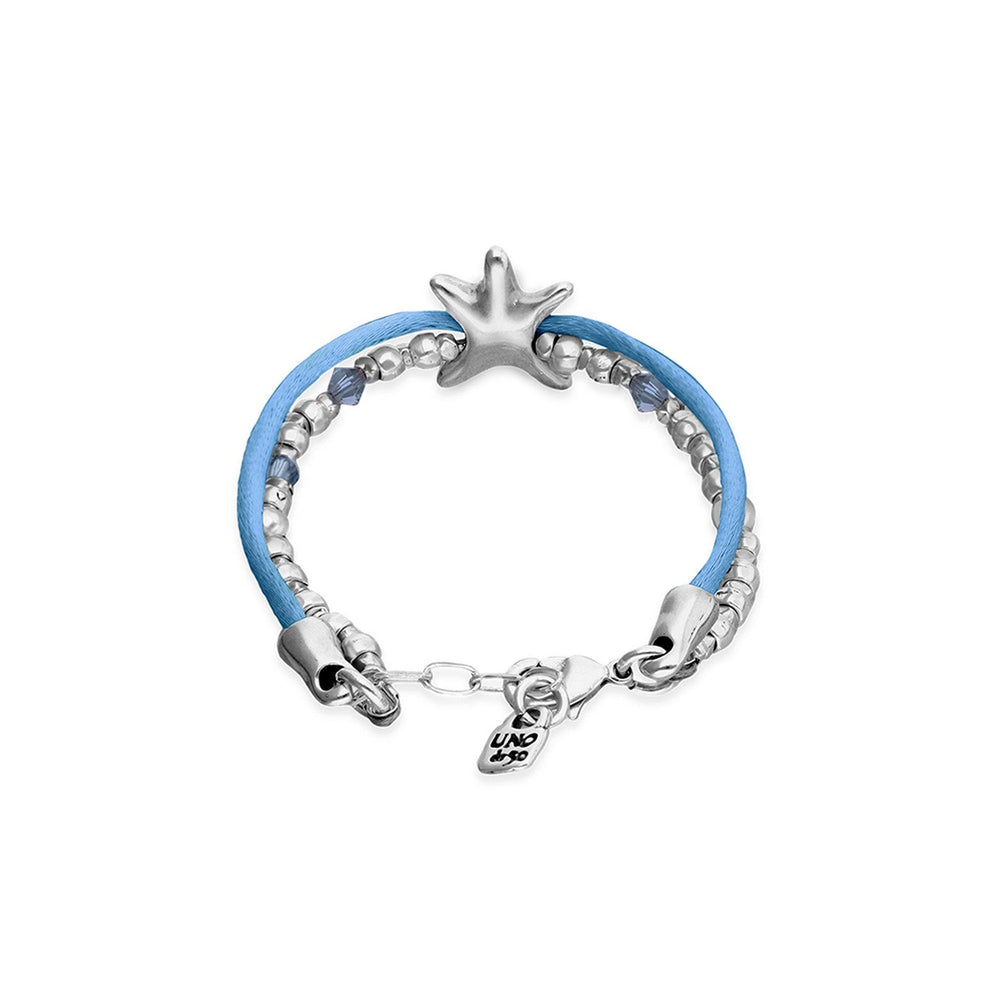 UNOde50 Sisterstar Silver Plated Bracelet PUL2657AZUMTL
