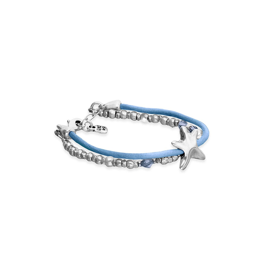 UNOde50 Sisterstar Silver Plated Bracelet PUL2657AZUMTL